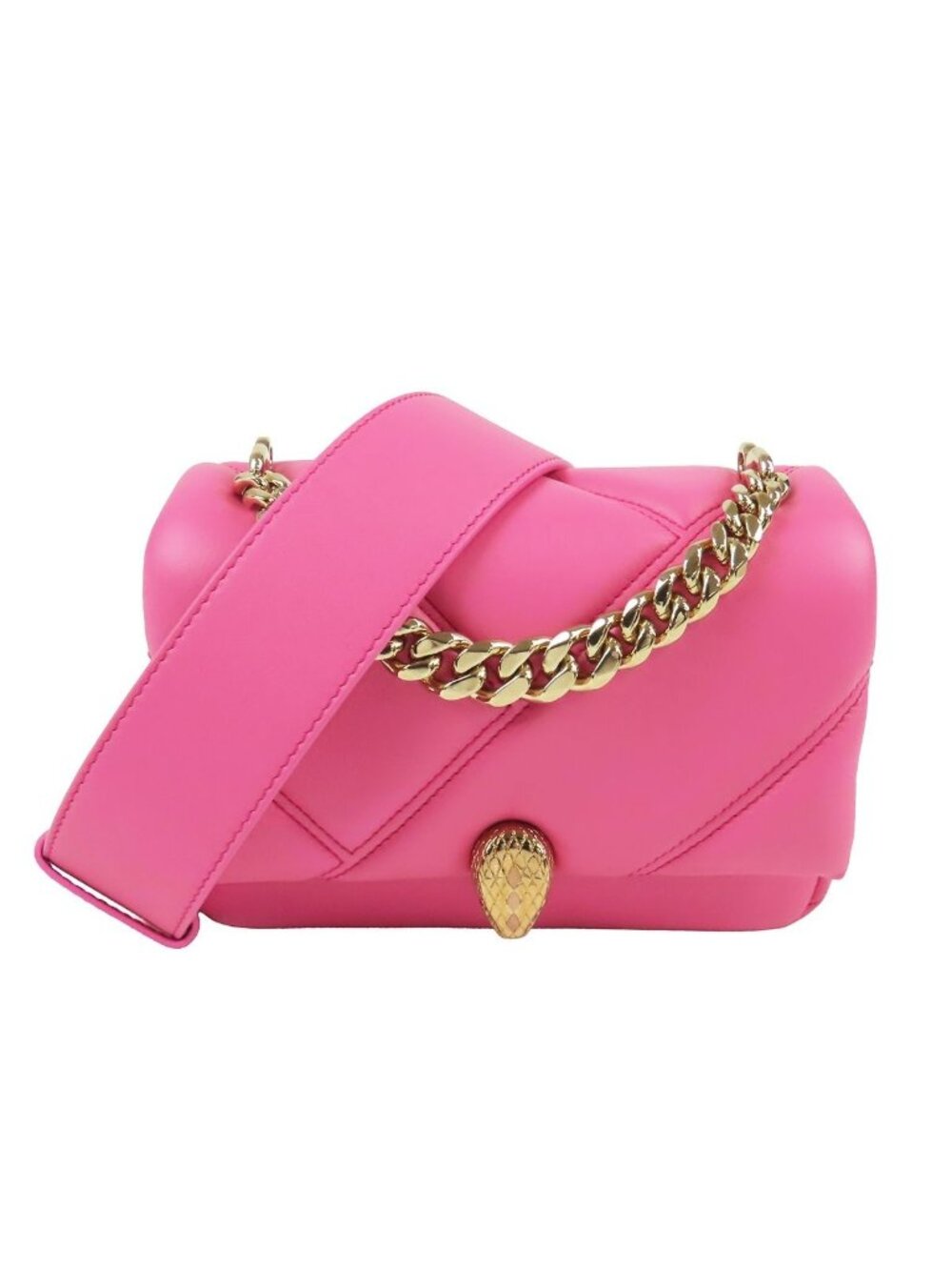 Bvlgari Serpenti Cabochon Pink Leather 2-Way Shoulder Bag